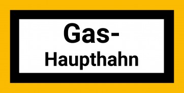 Gas Schild Aufkleber