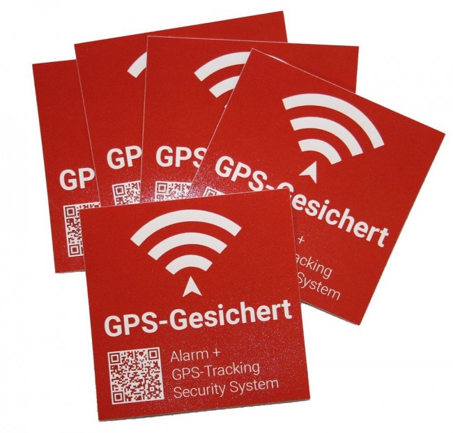 Aufkleber Gelände Alarmgesichert Weiß - Schild Sticker - Hinweisschild Aufkleber Gelände Alarmgesichert Weiß - Schild Sticker - Hinweisschild