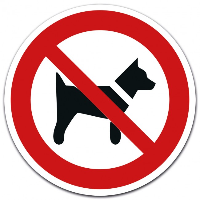 schild hunde verboten