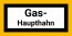 Gas Schild Aufkleber